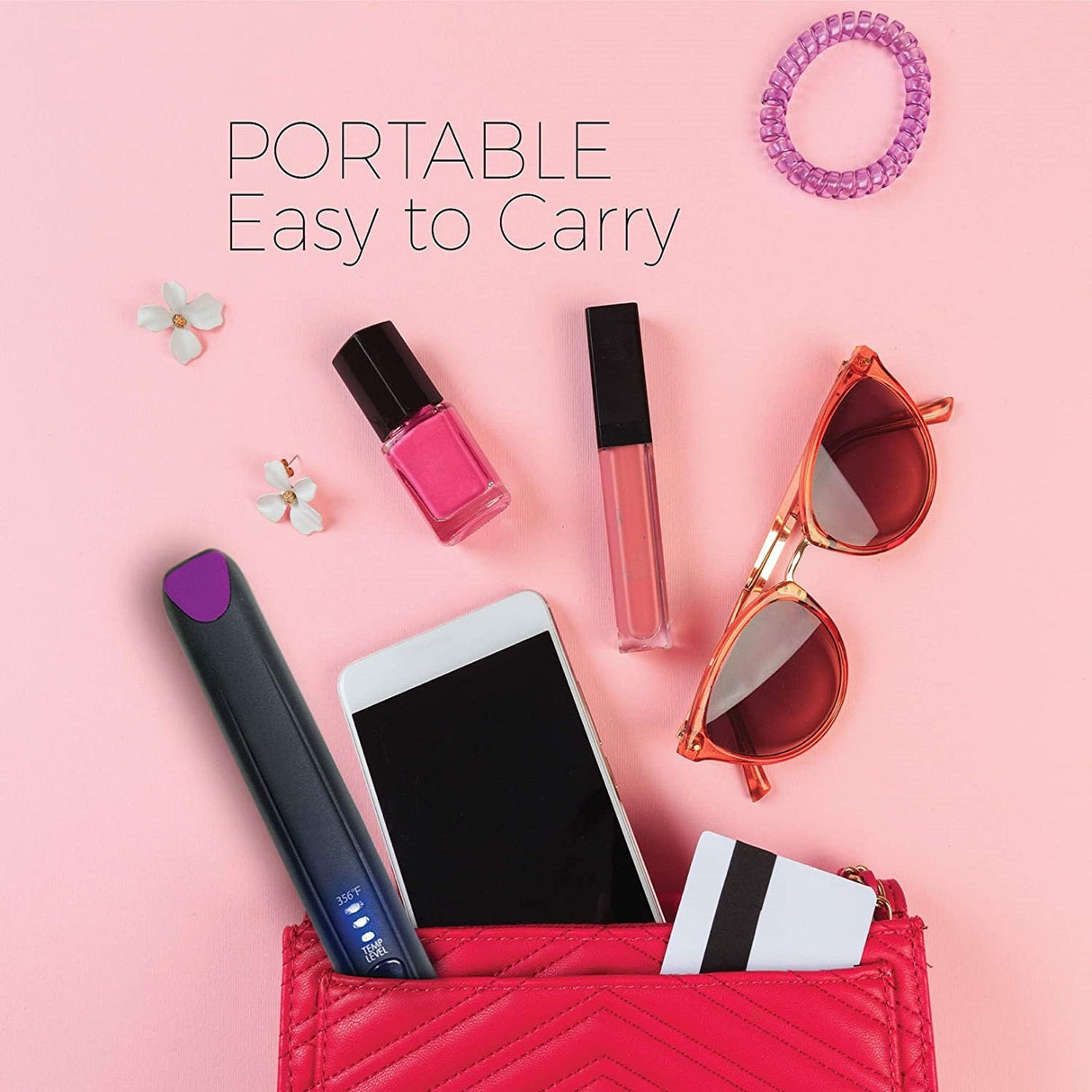 USB Rechargeable Hair Straightener by Pursonic