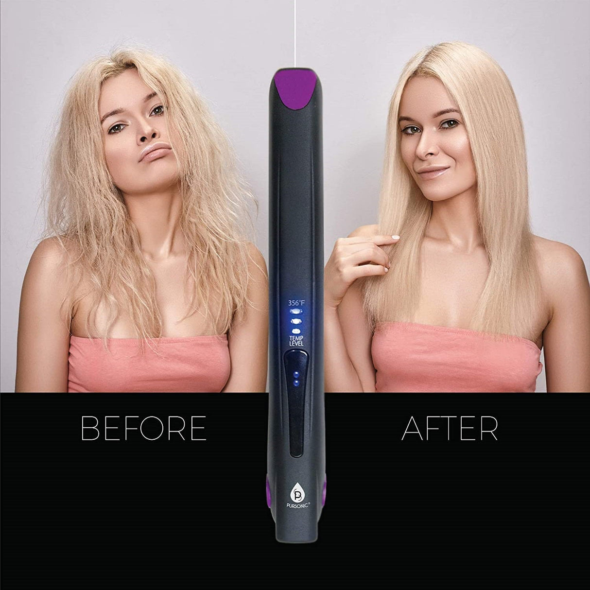 USB Rechargeable Hair Straightener by Pursonic