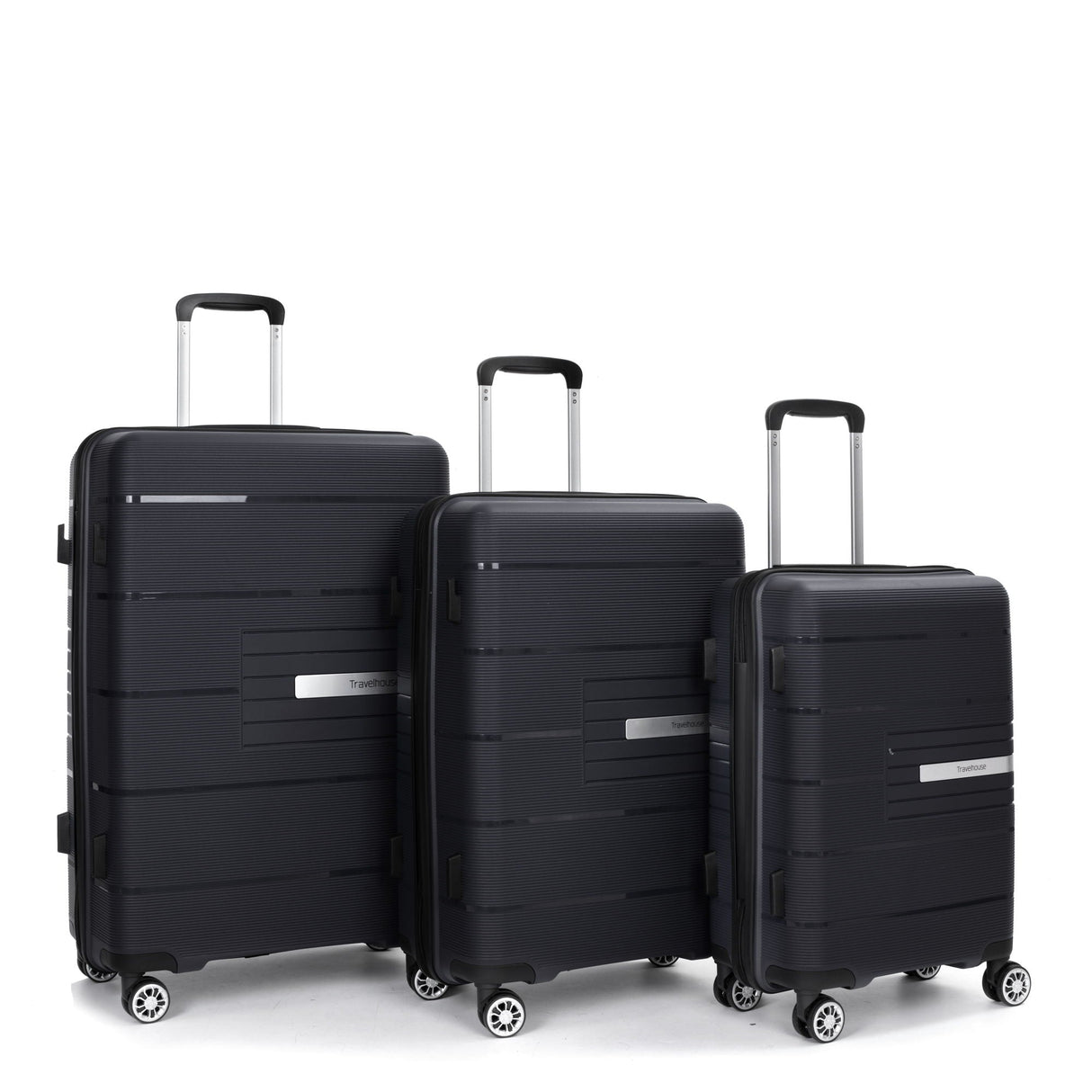 Hardshell Suitcase Double Spinner Wheels Luggage Sets, Lightweight With Tsa Lock, 3 Piece Set by Couch.com