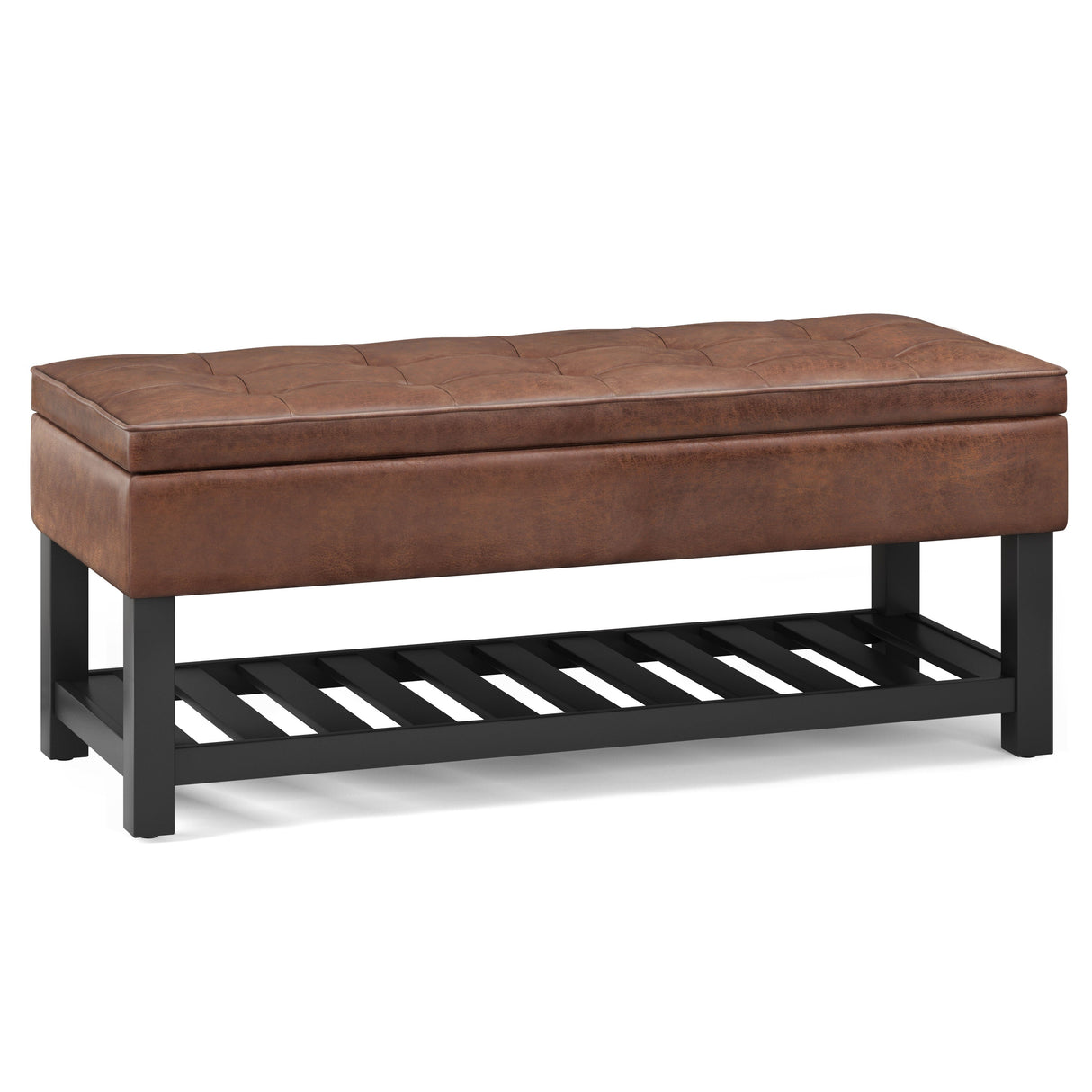 Cosmopolitan - Storage Ottoman Bench With Open Bottom by Couch.com
