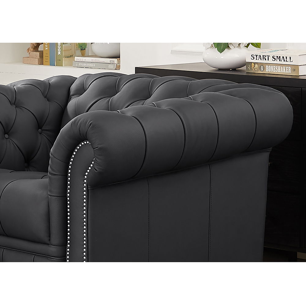 York - Waxy Pull Up Leather Chair by Couch.com