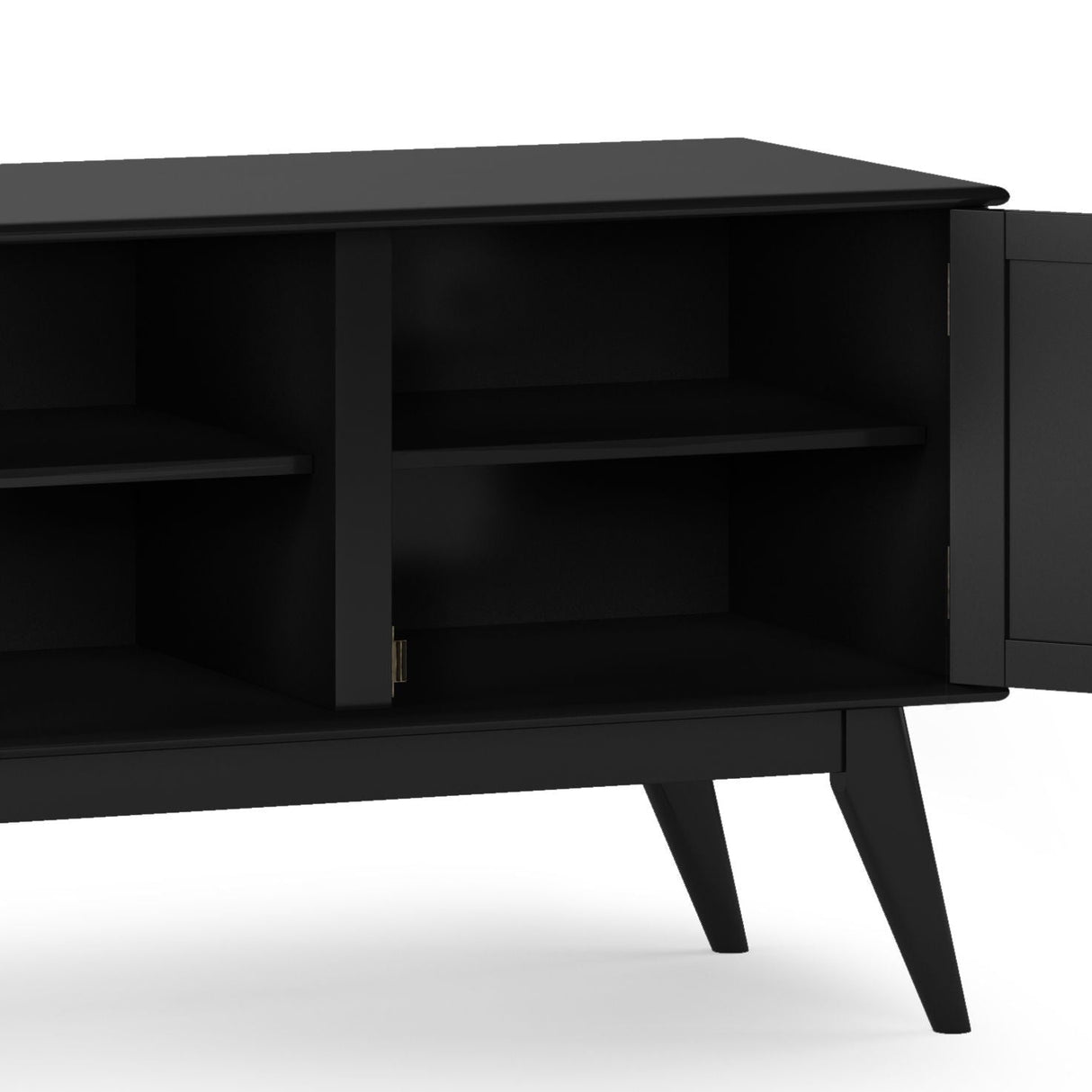 Draper - Handcrafted Mid Century Low TV Media Stand by Couch.com