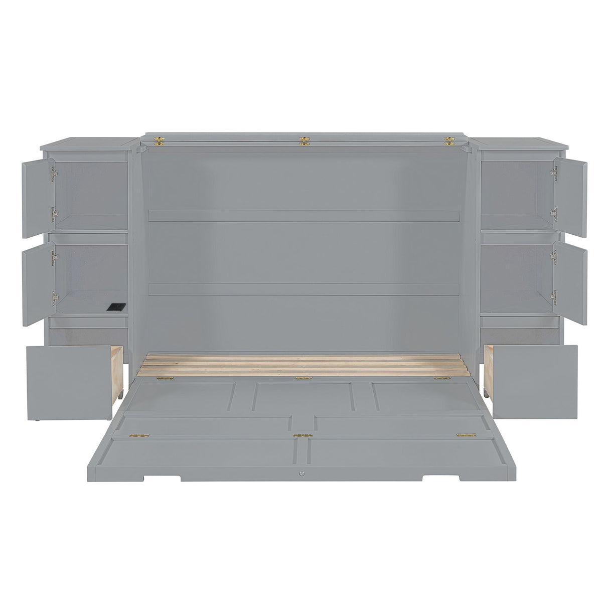 Murphy Bed With Drawers, Cabinets, And USB Ports by Couch.com