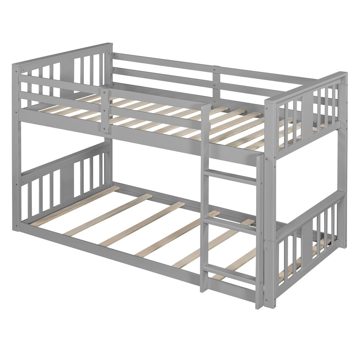 Solid Construction Bunk Bed & Ladder by Couch.com