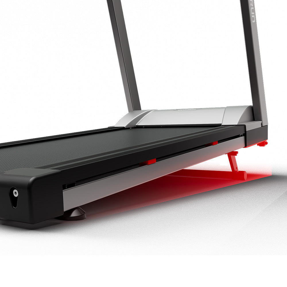 DeerRun A1 Pro Move+ 6% Incline Foldable Treadmill——2025 Upgraded Chip & NFC Support | 350Lbs, 10mph Silver