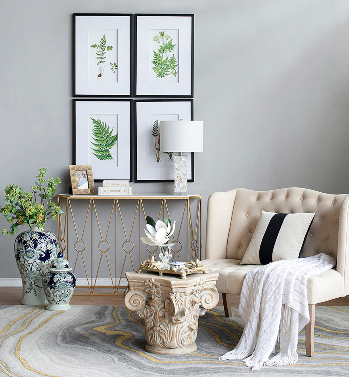 Verdant Grace™ — Elegant Fern Print Set