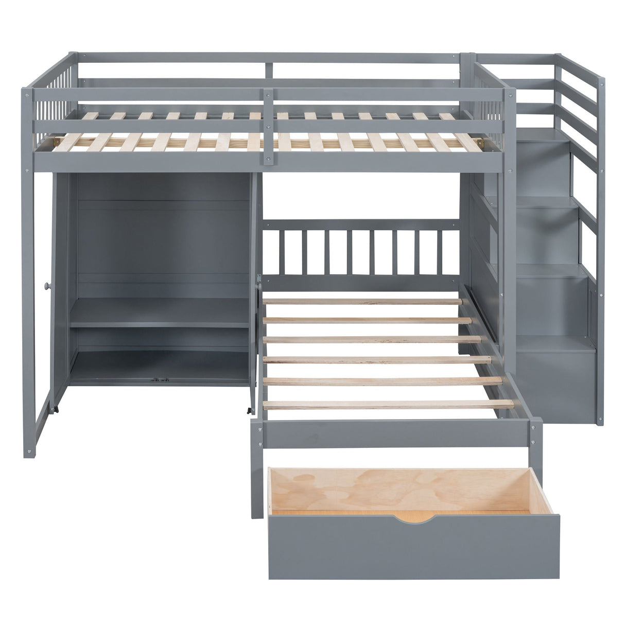 Bunk Bed With Wardrobe, Drawers by Couch.com