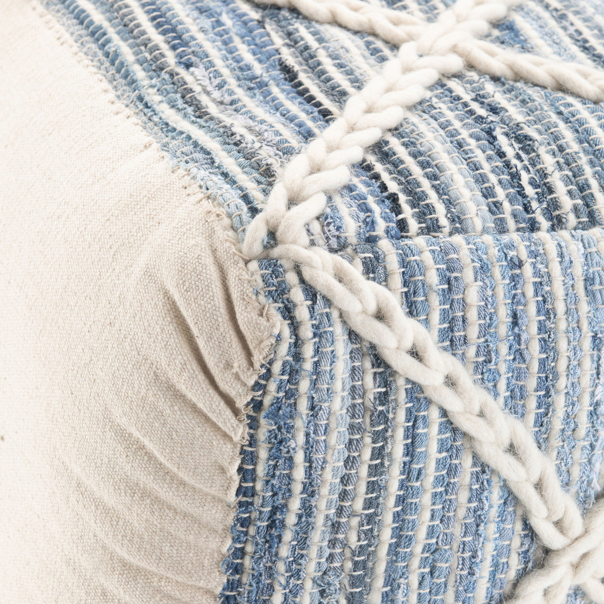 Cowan - Handcrafted Square Pouf by Couch.com