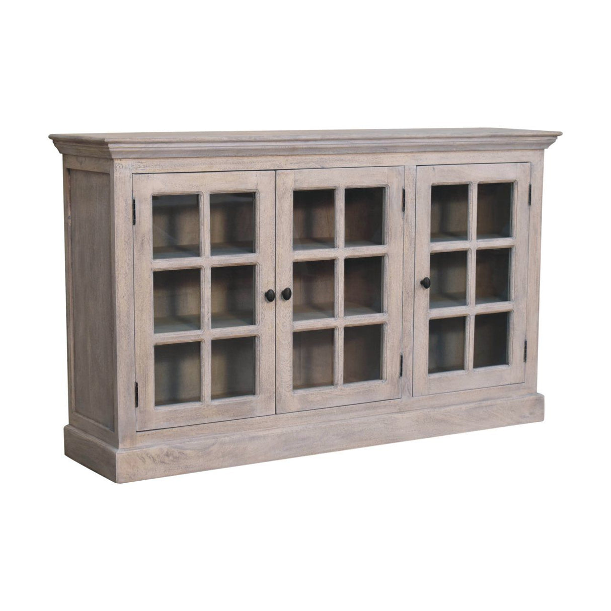 Triple Glazed Cabinet - Gray by Couch.com