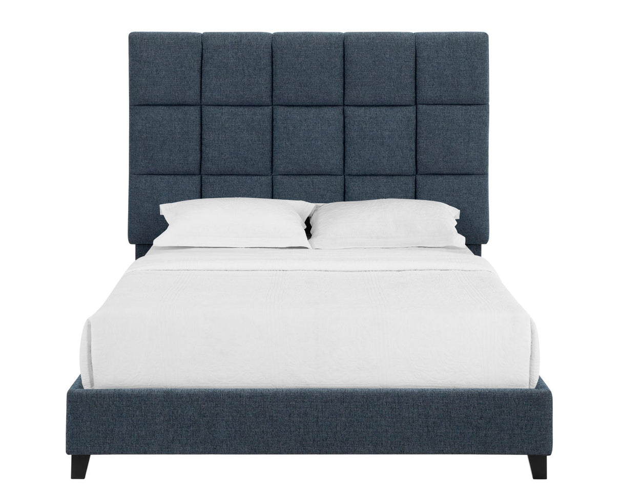 Squares Upholstered Platform Bed by Couch.com