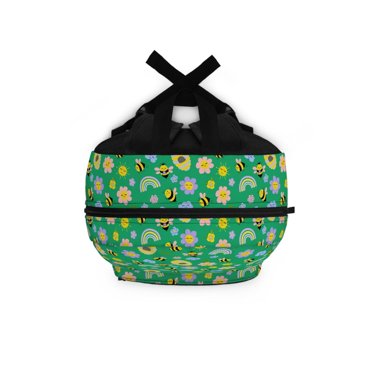 Kids Busy Bees Green Backpack