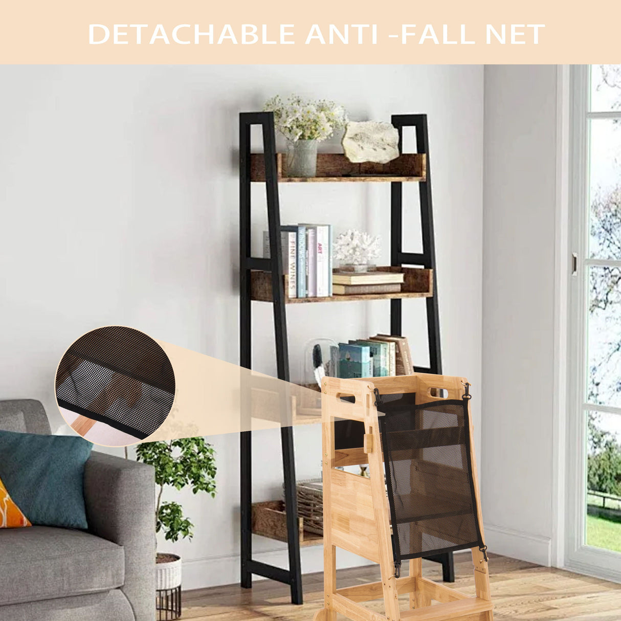 Solid Wood Learning Tower - Wood by Couch.com