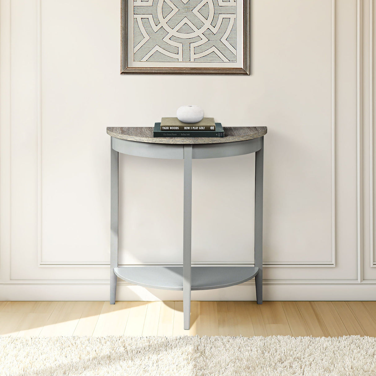 Justino - Console Table - Gray / Oak by Couch.com