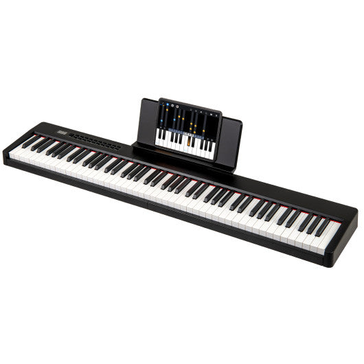 88 Keys Velocity-Sensitive Piano Keyboard with French DREAM Audio Source-Black