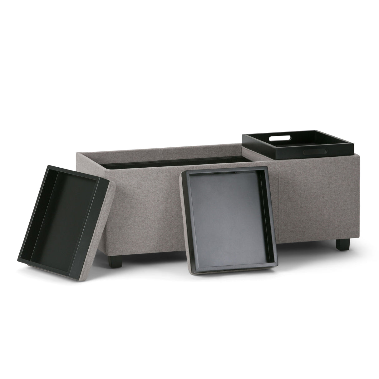 Avalon - Upholstered Storage Ottoman by Couch.com