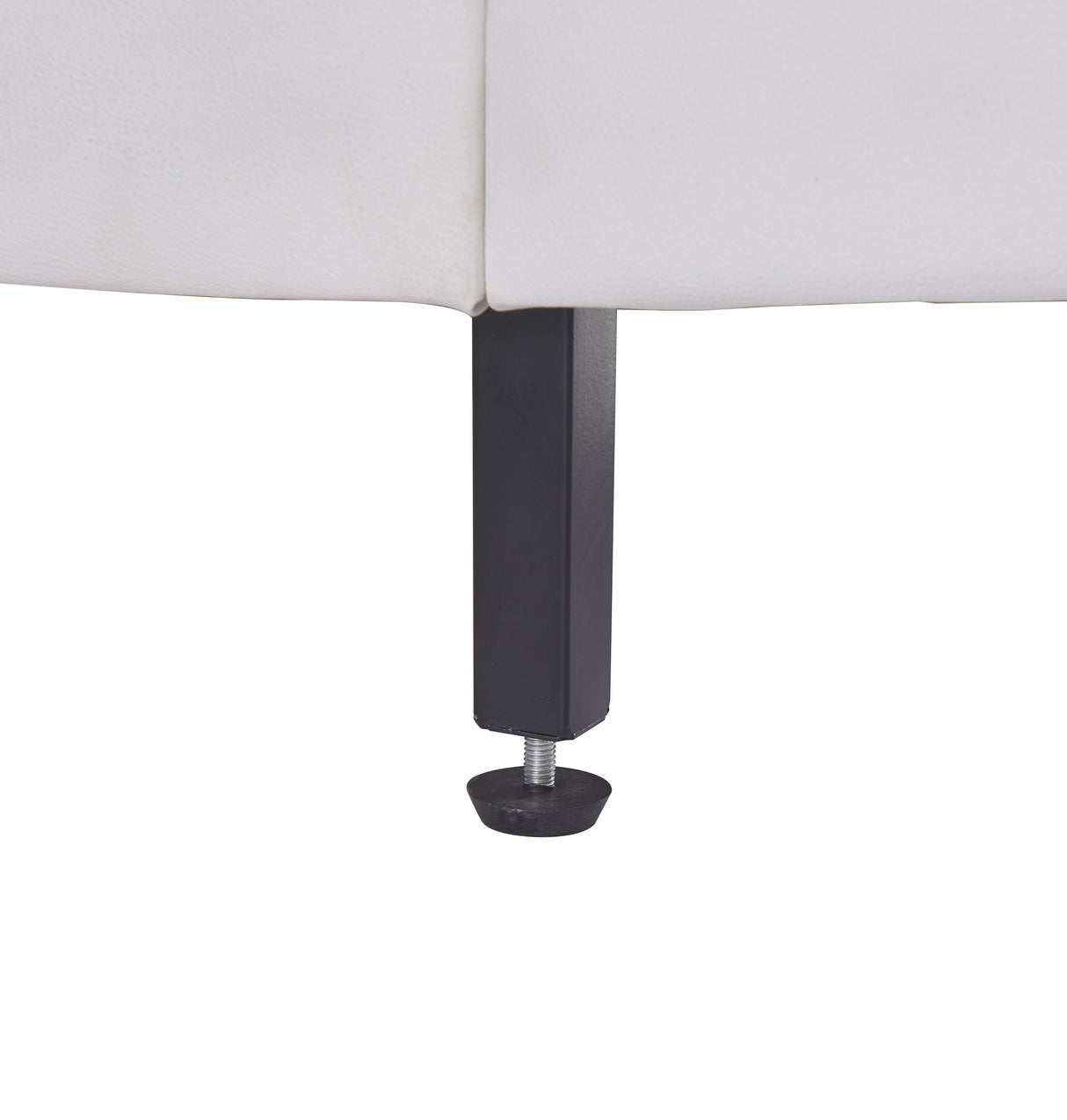 Upholstered Platform Bed With LED Light, Frame Slatted by Couch.com