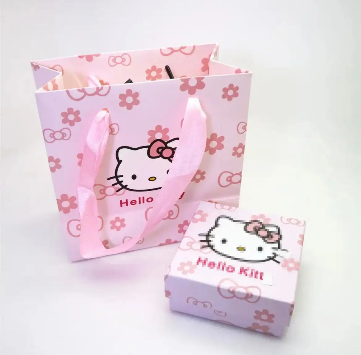 Kitty Kawaii matching rings set