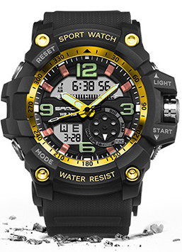 NEW Sport Analog-Digital Watch For Men and Woman Waterresistant 50M Professional Waterproof Quartz Large Dial Military Wristwatches With Night Mode