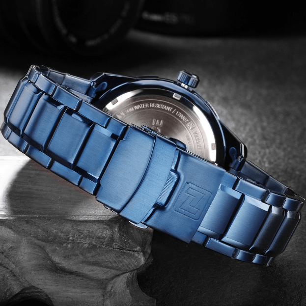 Men's Luxury Stainless steal Waterproof Watch With Day And Date Display Unique Design Perfect Gift In Modern Metal Men Wrist Watch Design