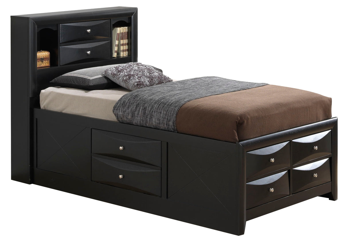 Marilla - Storage Bed With Bookcase Headboard by Couch.com