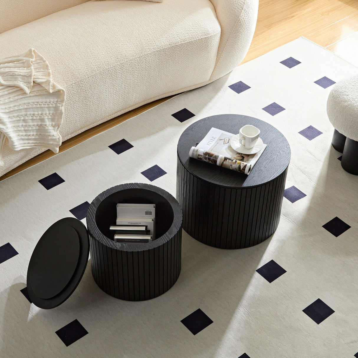 Handcrafted Nested Table Set, 2 Pieces by Couch.com