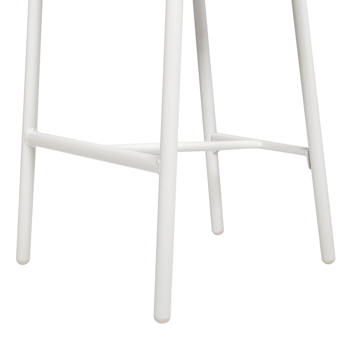 Rowan - Rope Barrel Low Back Patio Counter Stool (Set of 2) - Optic White by Couch.com