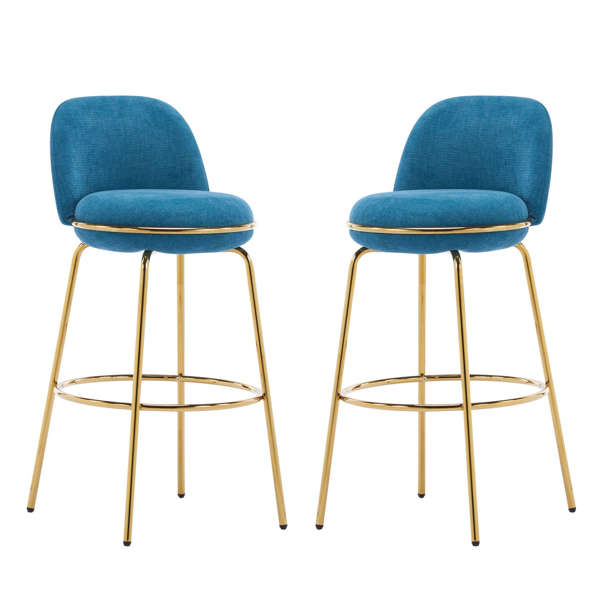 Rio Claro Indoor Upholstered Barstool Set of 2