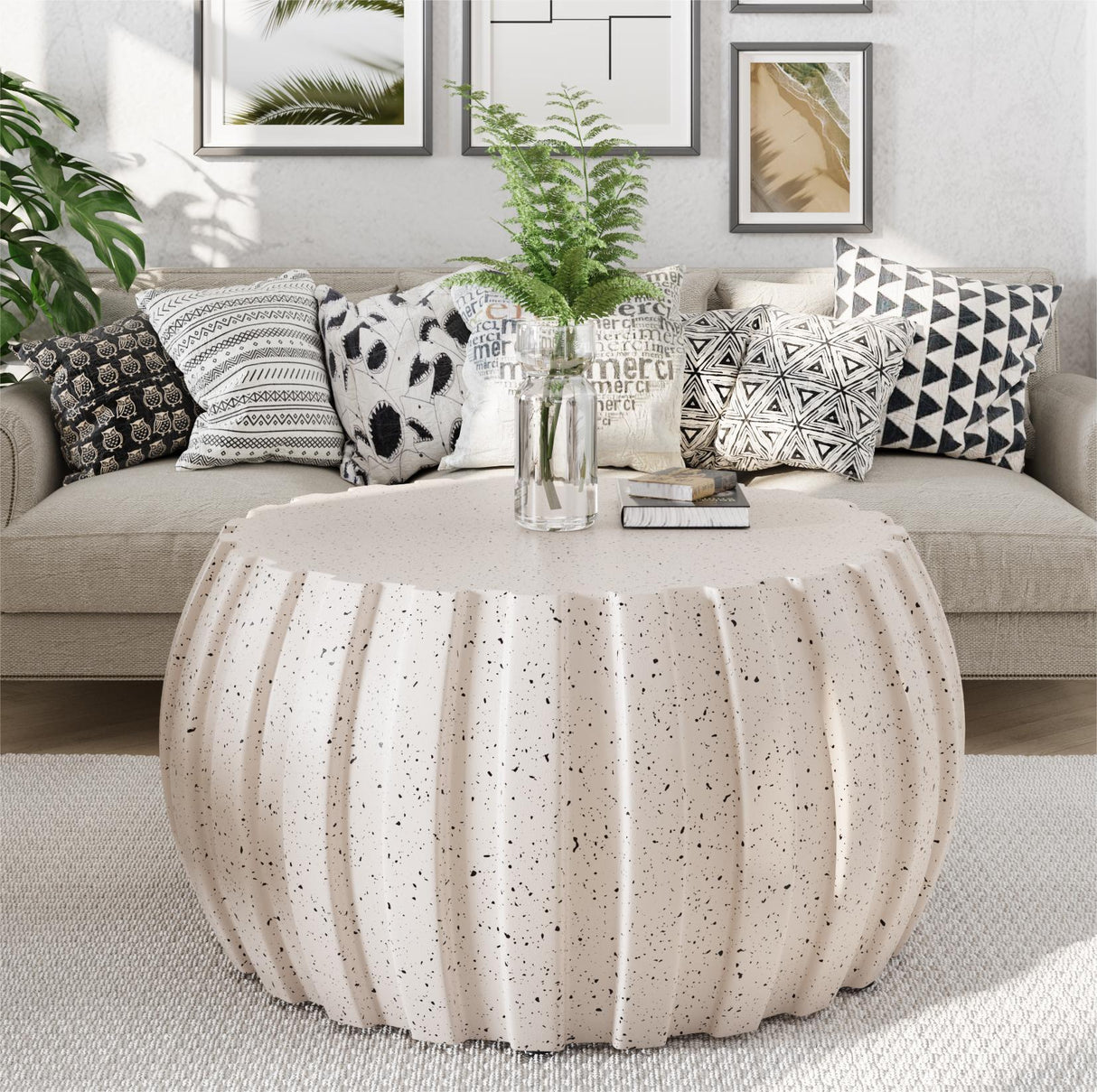 35.43" Modern Waterproof Coffee Table