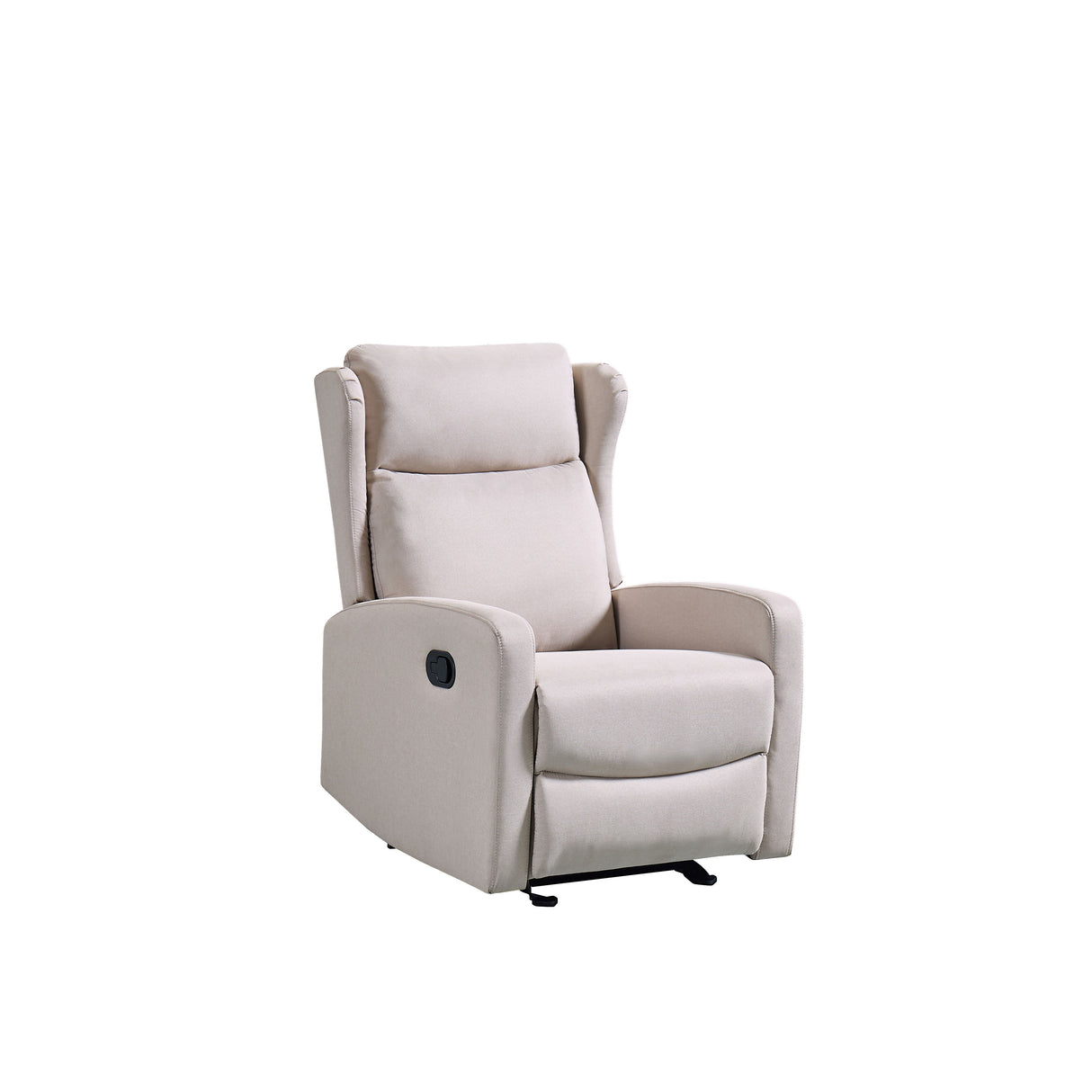 Rocking Recliner Chair For Living Room, Adjustable Modern Recliner Chair, Recliner Sofa With Lumbar Support, Classic And Traditional Recliner Chair With Comfortable Arm And Back Sofa Light Gray by Couch.com