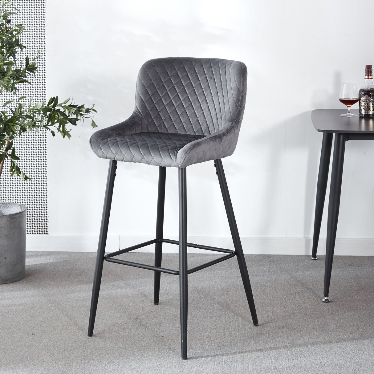 Ergonomic Counter Height Bar Stool (Set of 2) by Couch.com