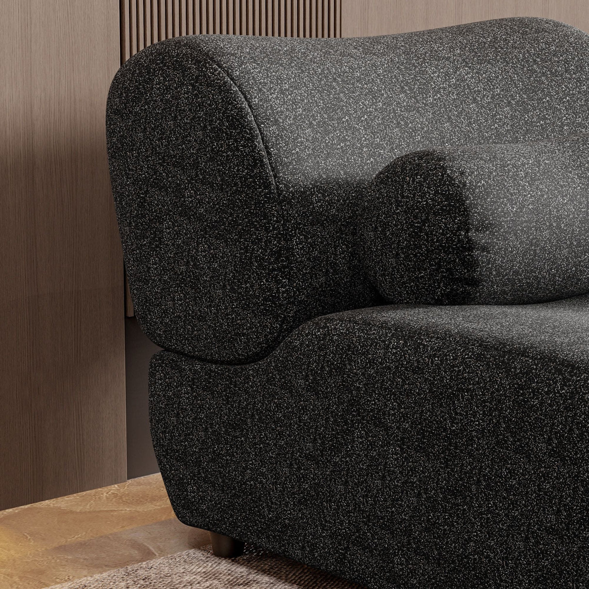 1 Piece Luxury Chenille Fabric Modular Sofa With Spring Cushions & Hidden Legs by Couch.com