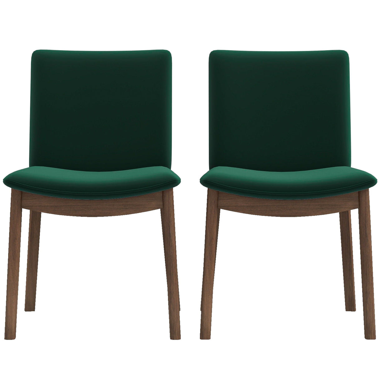 Laura - Mid-Century Modern Solid Wood Dining Chair (Set of 2) by Couch.com