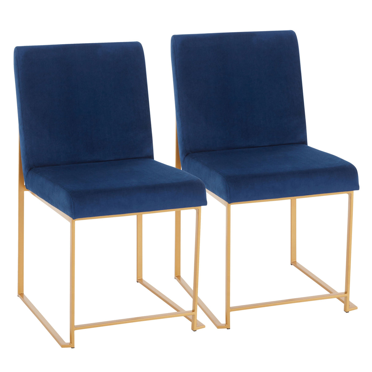 Fuji - Contemporary Stylish Frame, High Back Dining Chair (Set of 2) by Couch.com