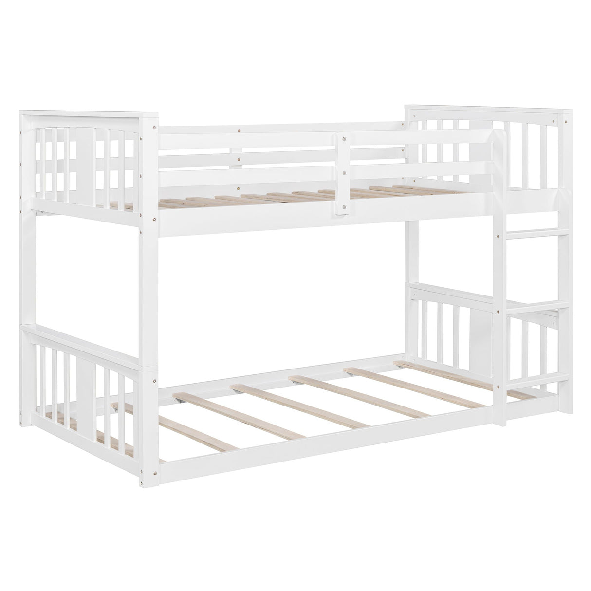 Solid Construction Bunk Bed & Ladder by Couch.com
