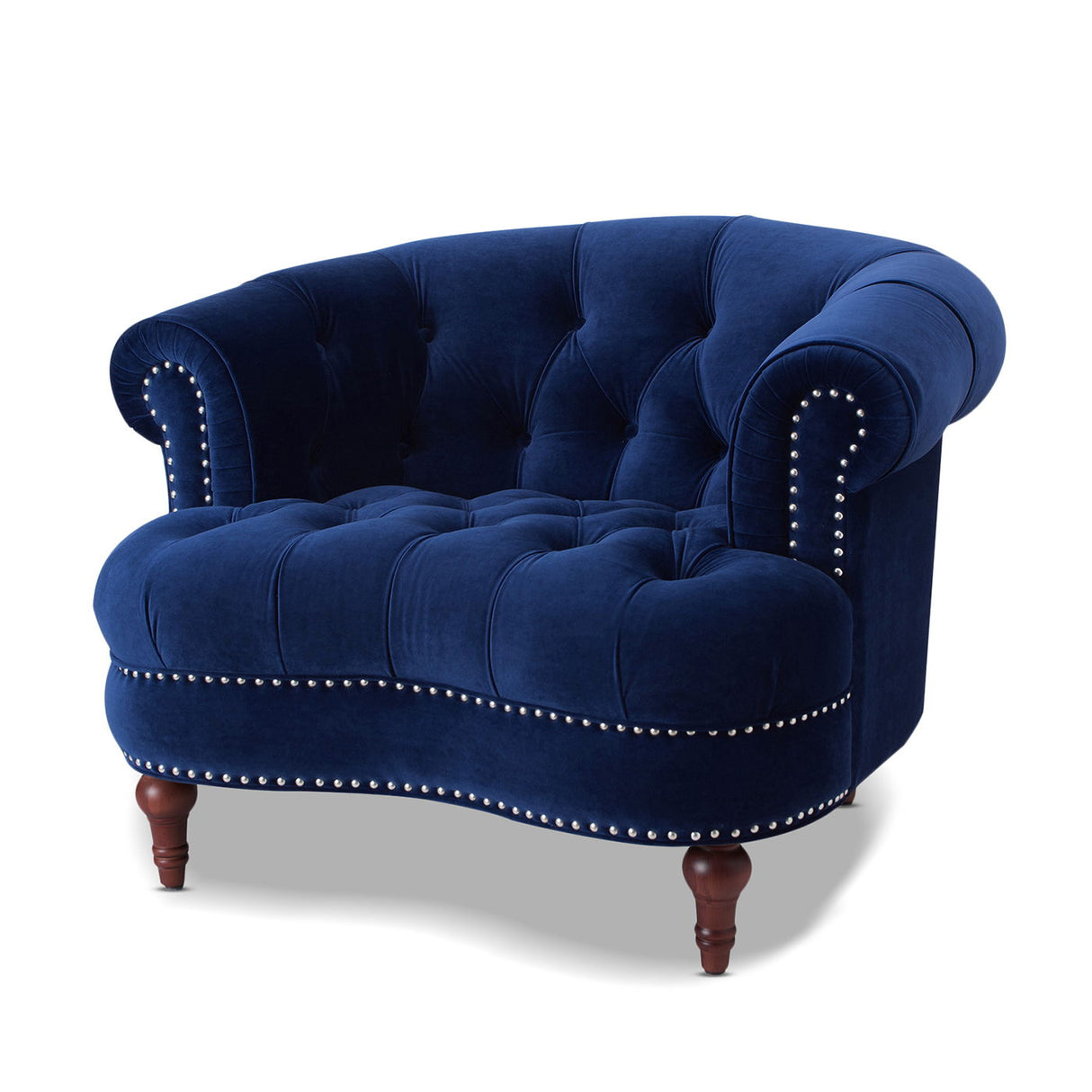 La Rosa - Victorian Tufted Upholstered Accent Chair by Couch.com