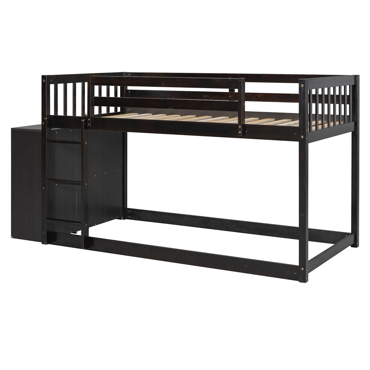 Bunk Bed With 4 Drawers And 3 Shelves by Couch.com