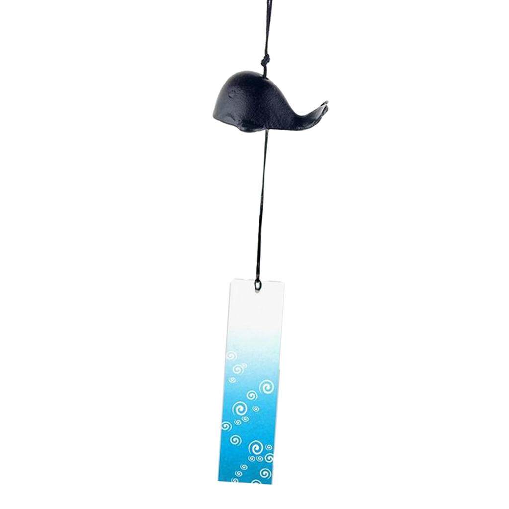 8Pieces Traditional Japanese Furin Temple Wind Chime Nambu Cast Iron Iwachu Bells Iron Bell Wind Chimes Patio Garden Yard Home Room Decoration Celebrations