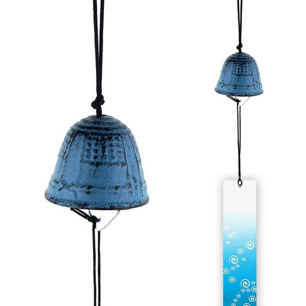 8Pieces Traditional Japanese Furin Temple Wind Chime Nambu Cast Iron Iwachu Bells Iron Bell Wind Chimes Patio Garden Yard Home Room Decoration Celebrations