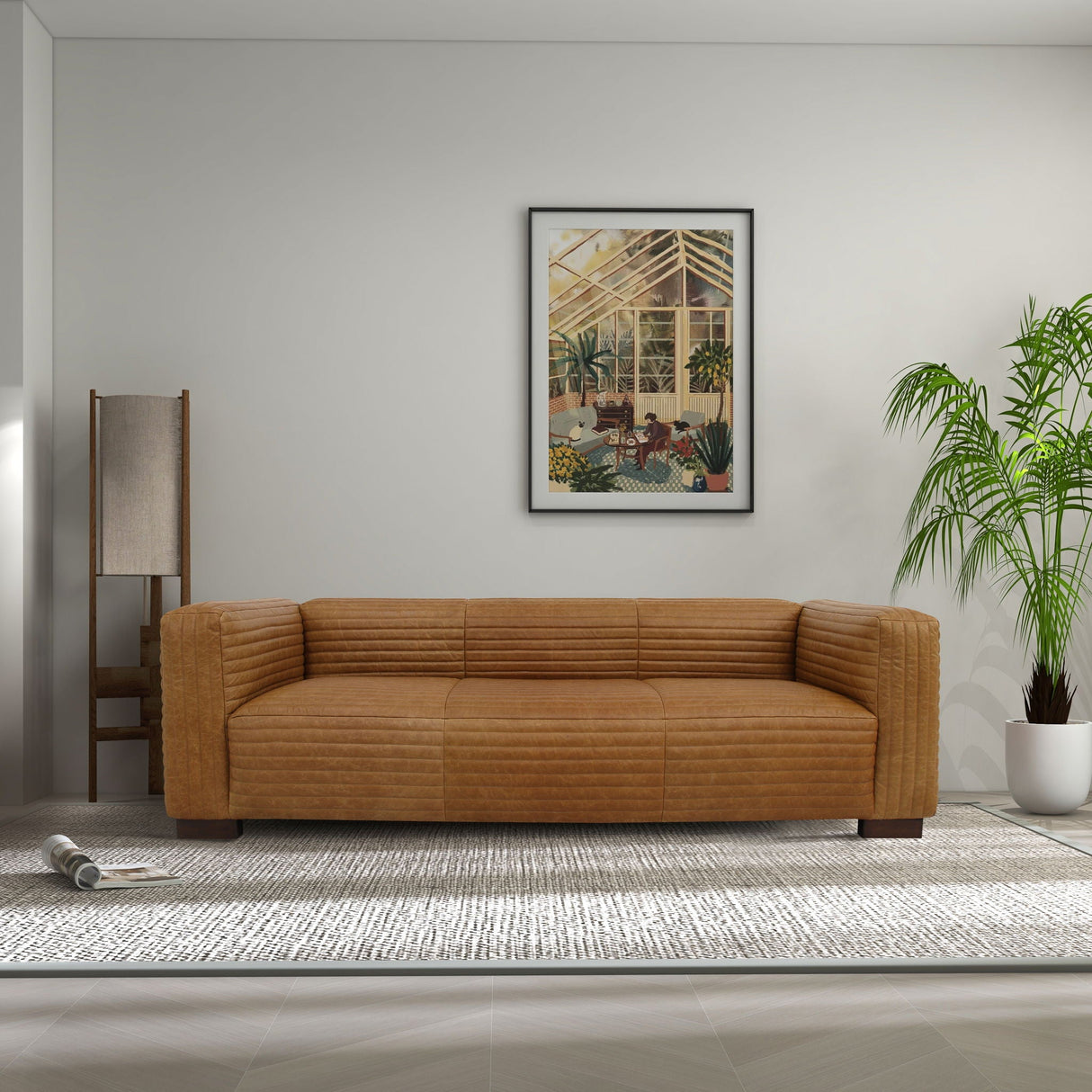 Foster - Waxy Sofa - Tan by Couch.com