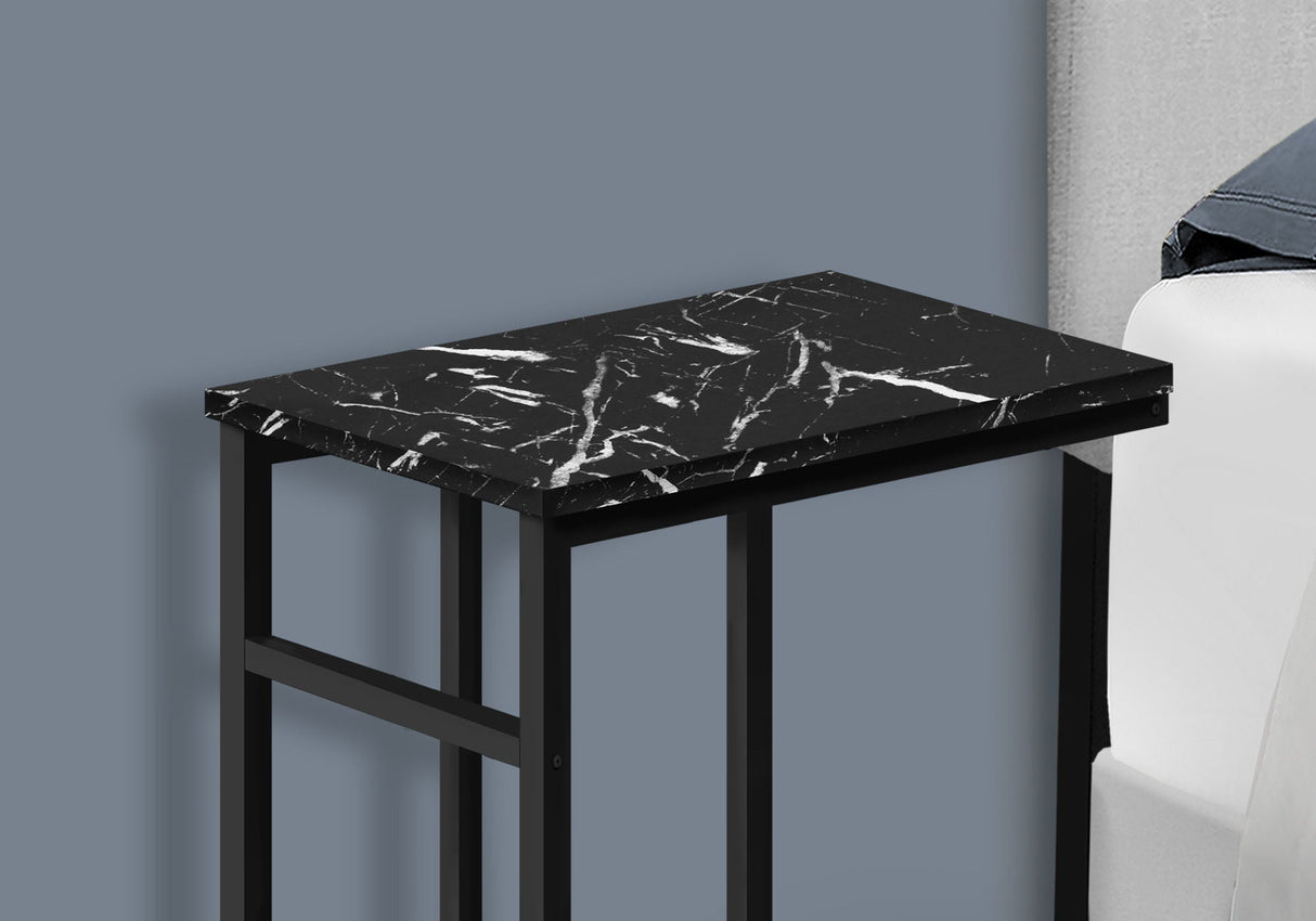 Accent Table, C - Shaped, Modern Design - Black by Couch.com
