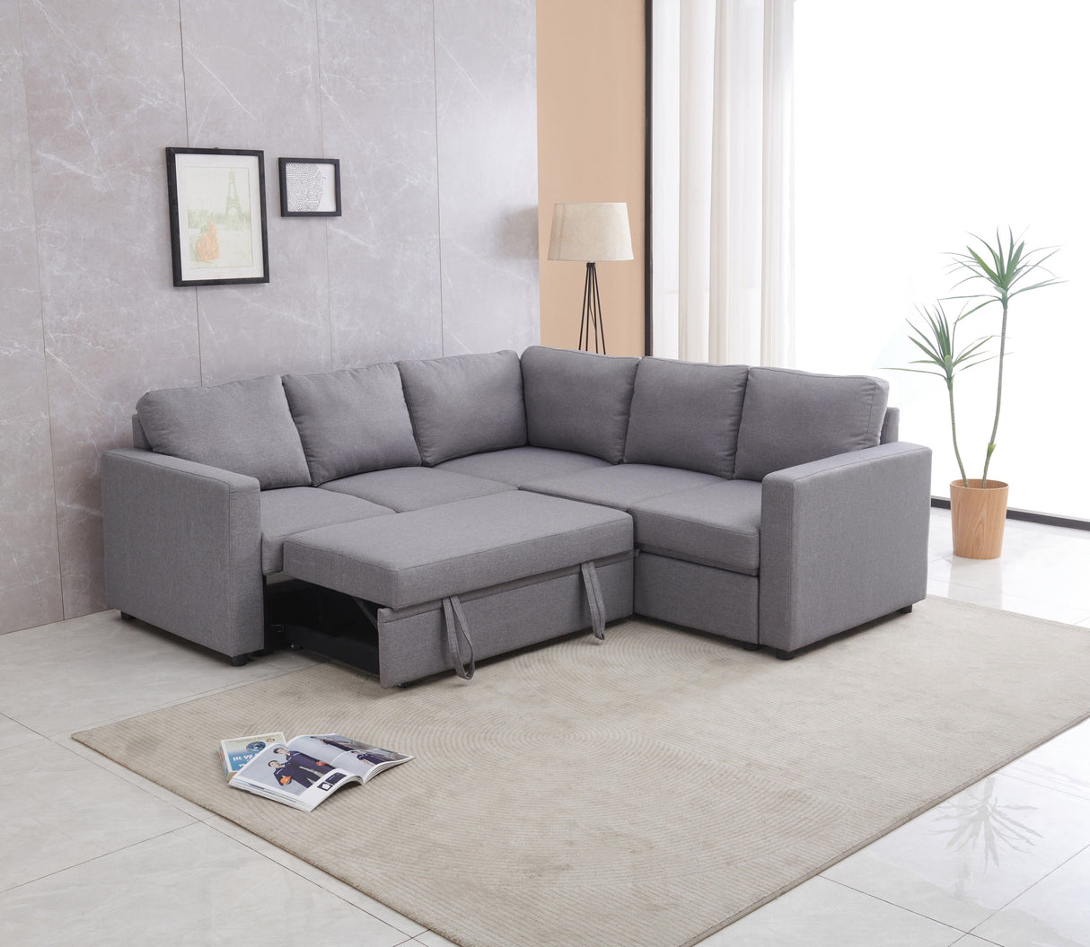 Comfort Design Sectional Sofa Bed by Couch.com