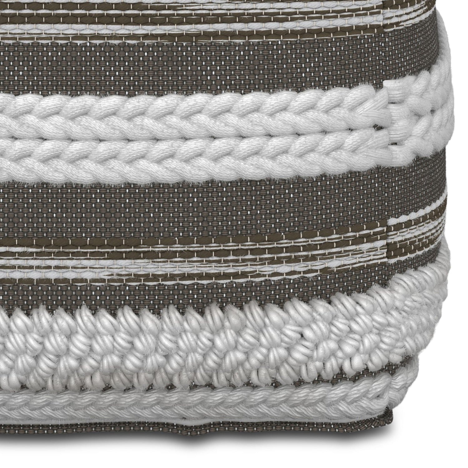 Sommer - Handcrafted Square Pouf by Couch.com