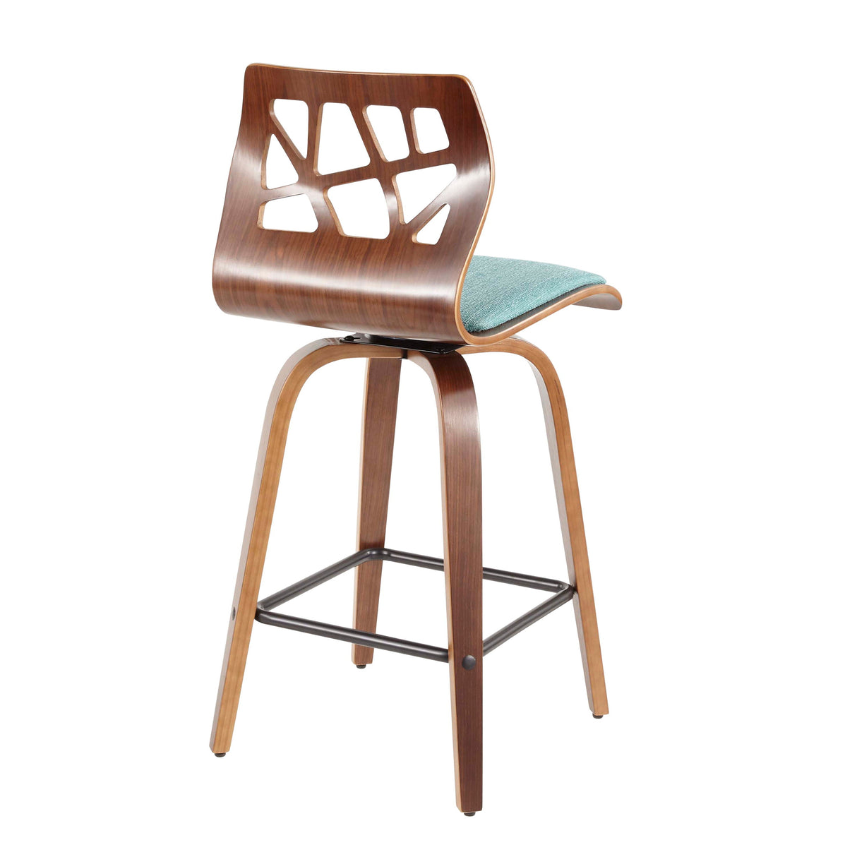 Folia - Mid Century Modern Counter Stool (Set of 2) by Couch.com