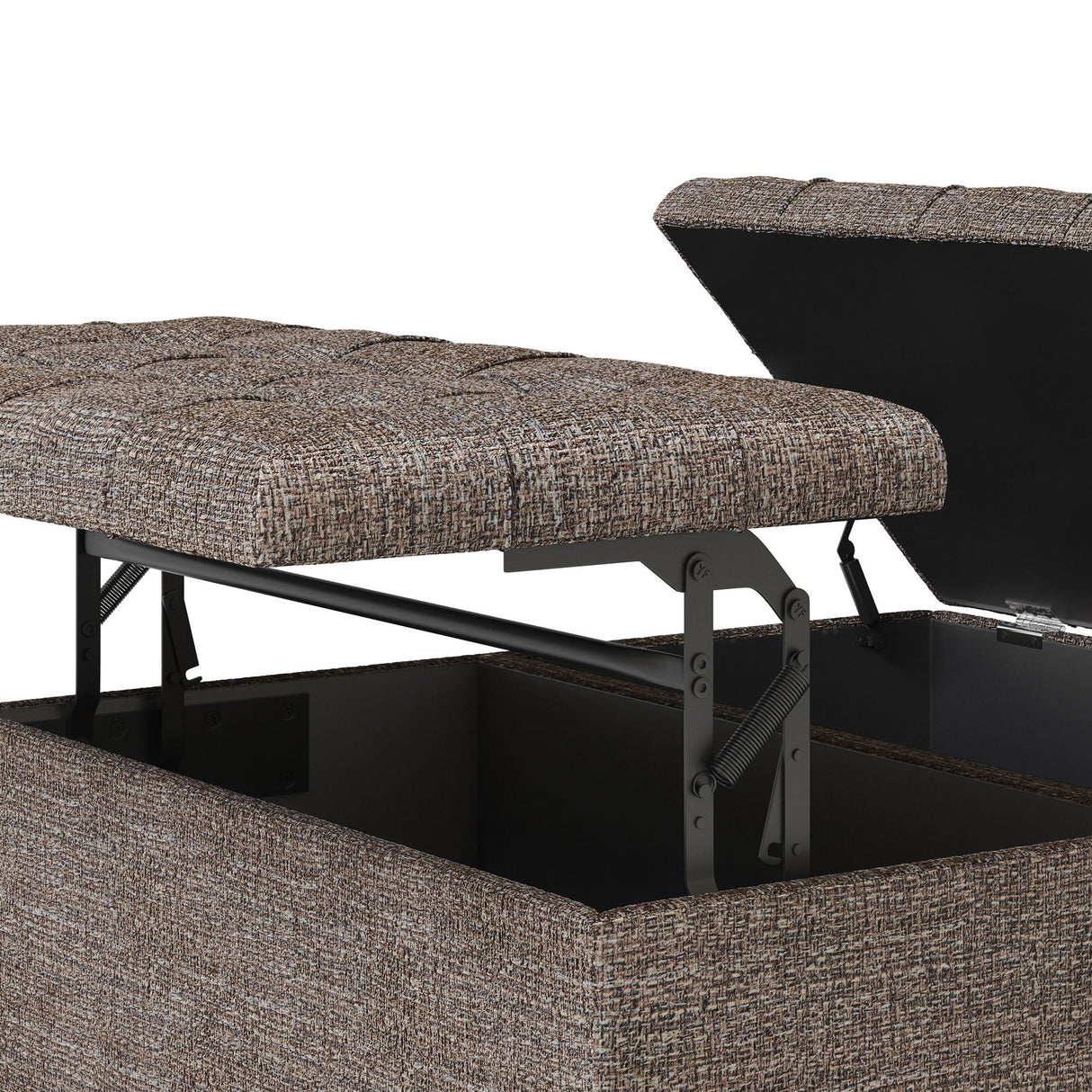 Harrison - Upholstered Coffee Table Storage Ottoman by Couch.com