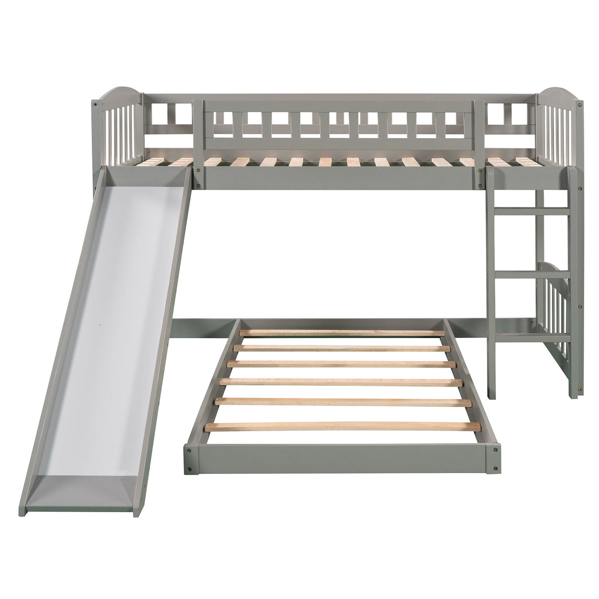 Functional Bunk Bed With Convertible Ladder And Slide by Couch.com
