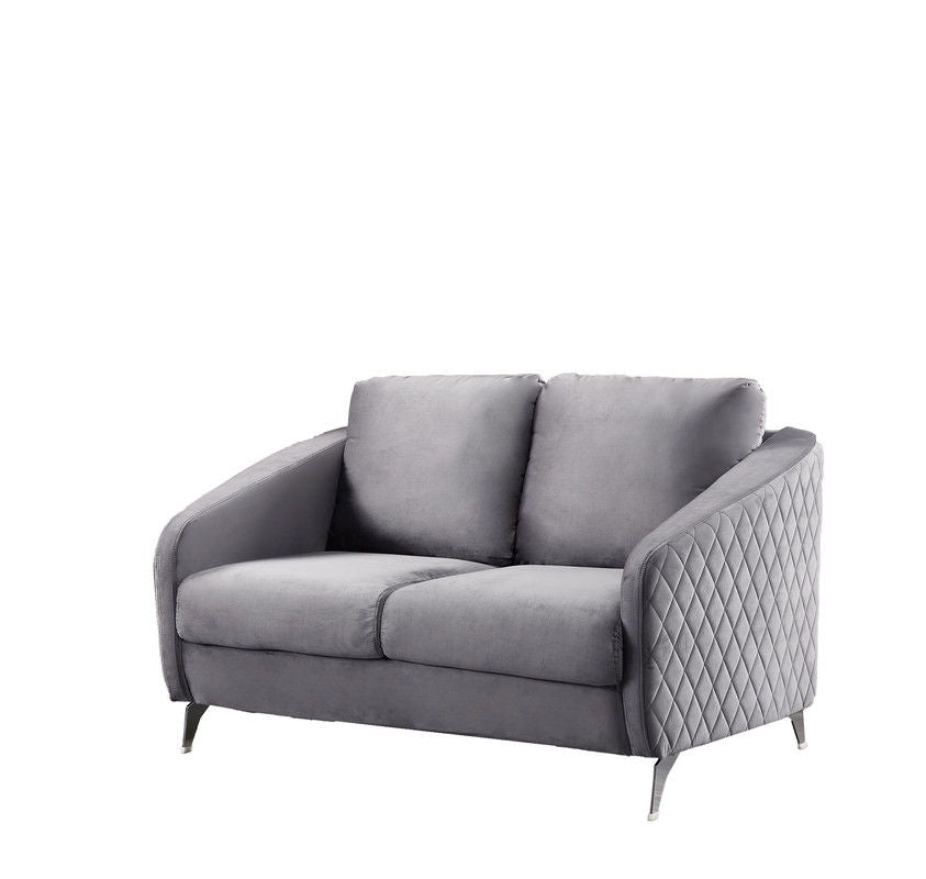 Sofia - Velvet Modern Chic Loveseat Couch by Couch.com