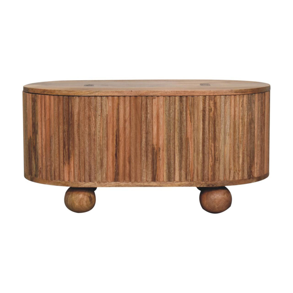 Soba - Ball Lid Up Coffee Table - Oak by Couch.com