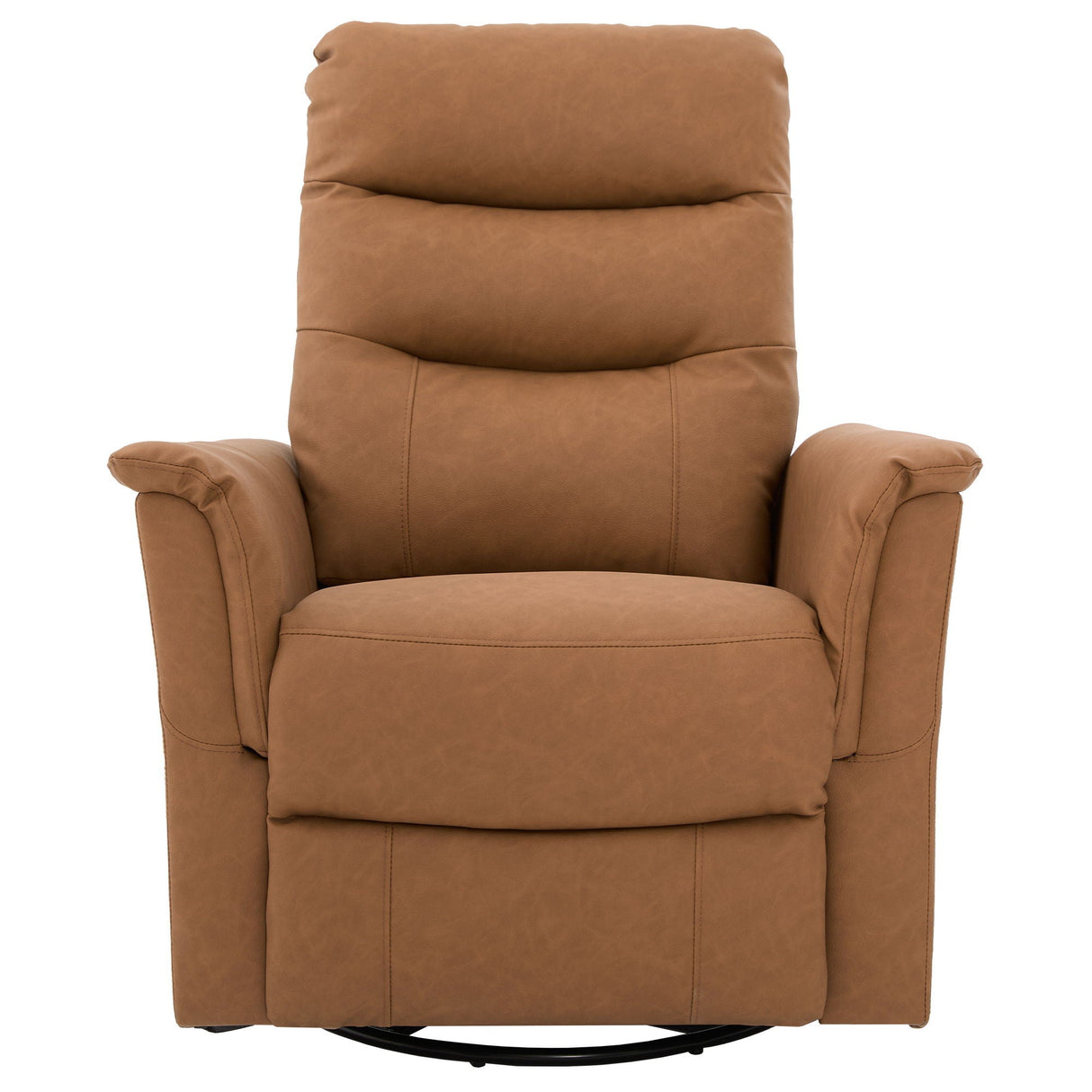 Manual Recliner Chair With 8-Point Massage and Swivel Function