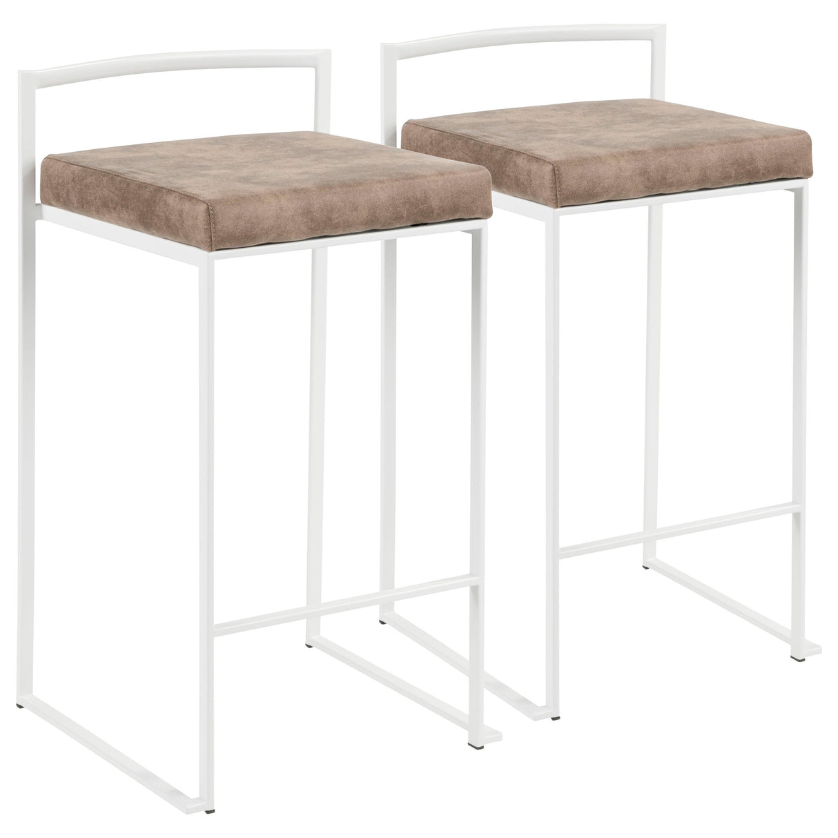 Fuji - Simple Elegance, Contemporary Stackable Counter Stool by Couch.com
