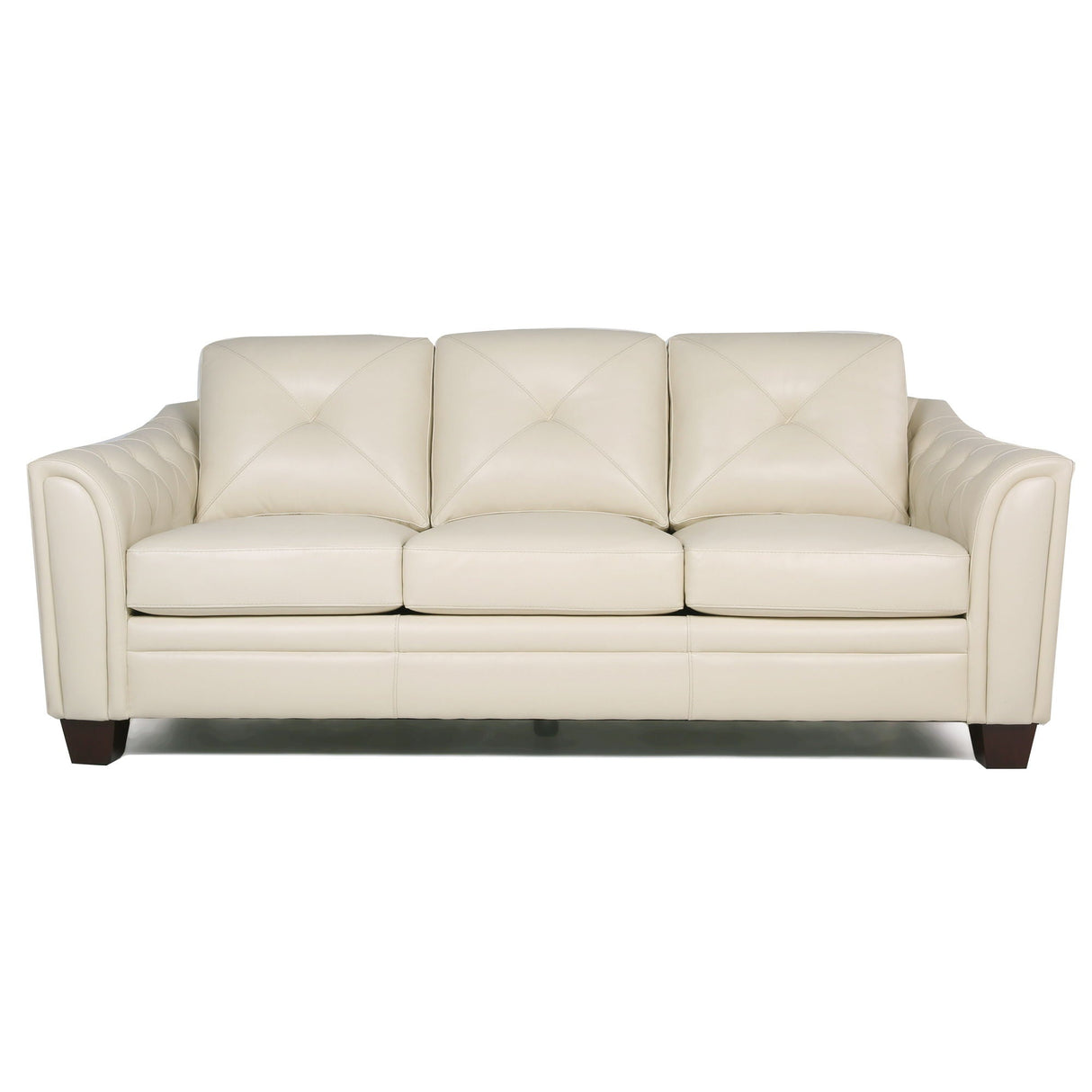 Modern Tufted Leather Sofa by Couch.com